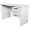 1.2m White Office Desk with Drawers