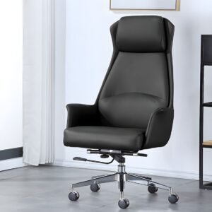 CEO High-Back Leather Office Chair