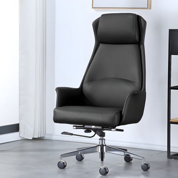 CEO High-Back Leather Office Chair