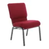 Padded Conference Chair with Under-Seat Book Rack