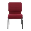 Padded Conference Chair with Under-Seat Book Rack