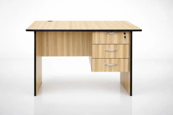 1.0m Compact Office Desk with Drawers