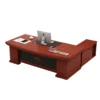 2.2m L-Shaped Mahogany Executive Desk
