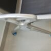 3-Seater Steel Waiting Bench with Padded Inserts