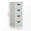 4-Drawer Steel Filing Cabinet