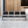 4-Seater Padded Waiting Bench
