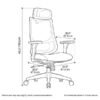 High-Back Ergonomic Mesh Office Chair