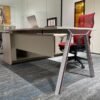 1.8m L-Shaped Executive Desk with Side Credenza