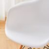 Moulded Visitor Chair with Wooden Legs