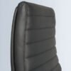 High-Back Ribbed Leather Executive Chair