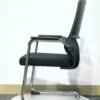 Mid-Back Mesh Cantilever Visitor Chair with Lumbar Pad