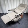 Cream High-Back Executive Office Chair