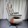 Cream High-Back Executive Office Chair