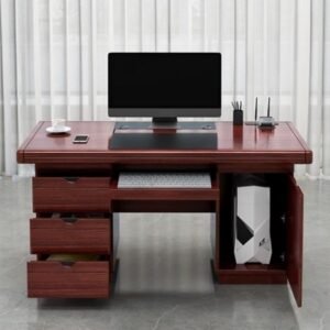1.2m Mahogany Executive Office Desk