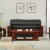 5-Seater Executive Office Sofa Set with Wood Trim