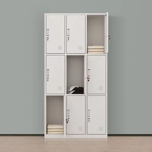 9-Door Steel Locker Cabinet