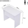 1.0m Compact Office Desk with Drawers