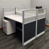 2-Way Office Workstation with Pedestals