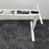 White Electric Height-Adjustable Desk