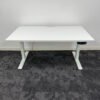 White Electric Height-Adjustable Desk