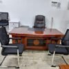 2.0m Mahogany Executive Office Desk