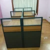 4-Way Office Workstation with Pedestals