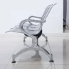 3-Seater Non-Padded Steel Waiting Bench