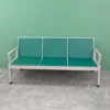 3-Seater Heavy-Duty Waiting Bench - Green